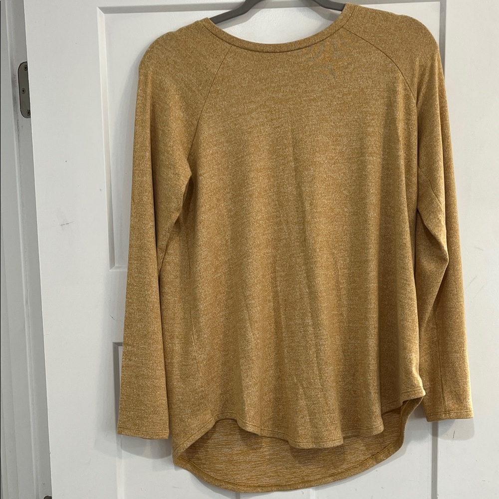 Aerie Mustard Long Sleeve Top
